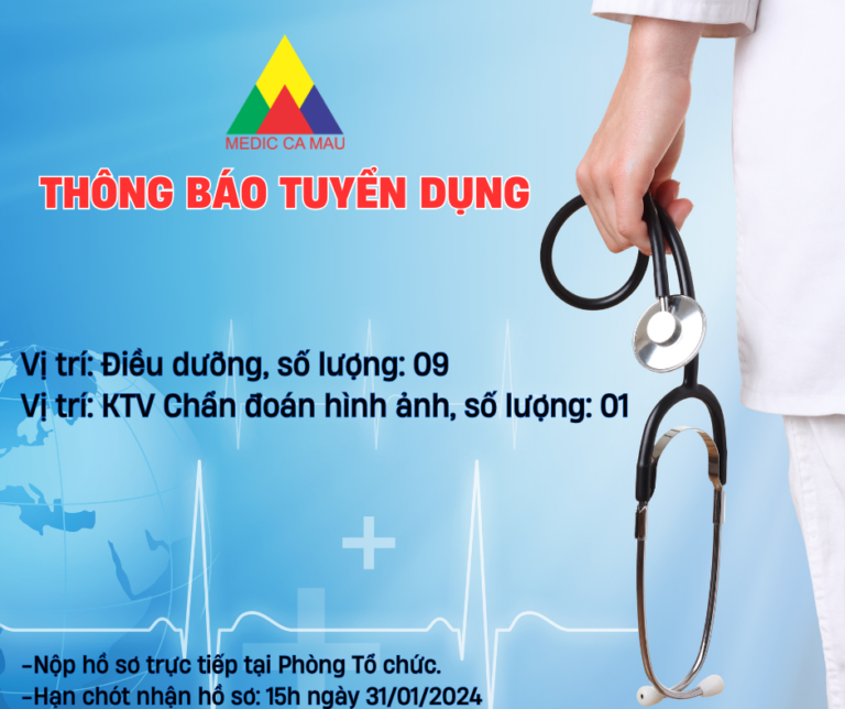TUYỂN DỤNG ĐIỀU DƯỠNG VÀ KỸ THUẬT VIÊN CHẨN ĐOÁN HÌNH ẢNH