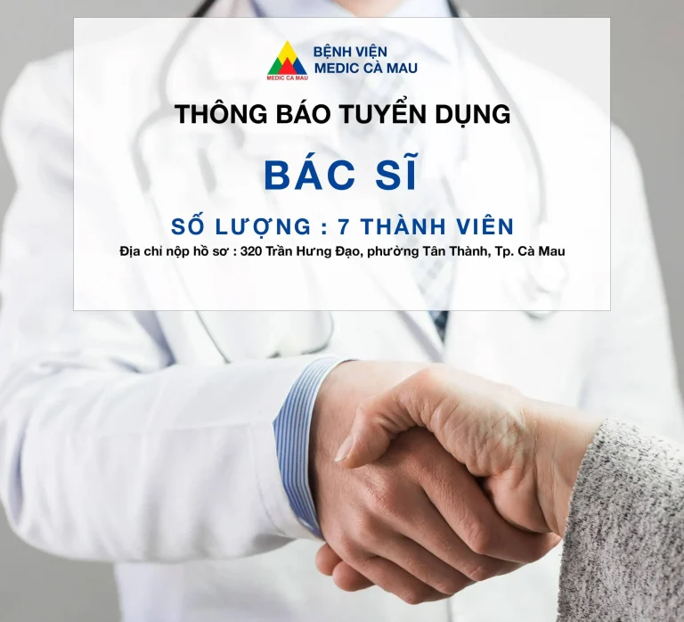 Thông báo tuyển dụng vị trí Bác Sĩ