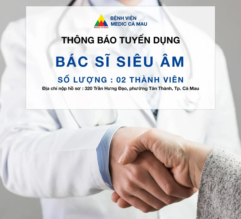 Tuyển dụng Bác sĩ siêu âm