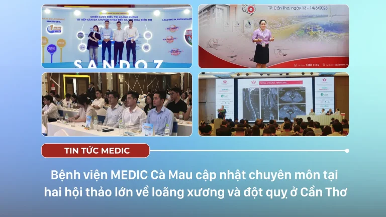 MEDIC Cà Mau cập nhật chuyên môn tại hai hội thảo lớn về loãng xương và đột quỵ tại TP. Cần Thơ