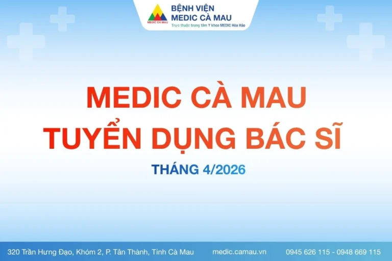 THÔNG BÁO TUYỂN DỤNG BÁC SĨ – THÁNG 04/2026
