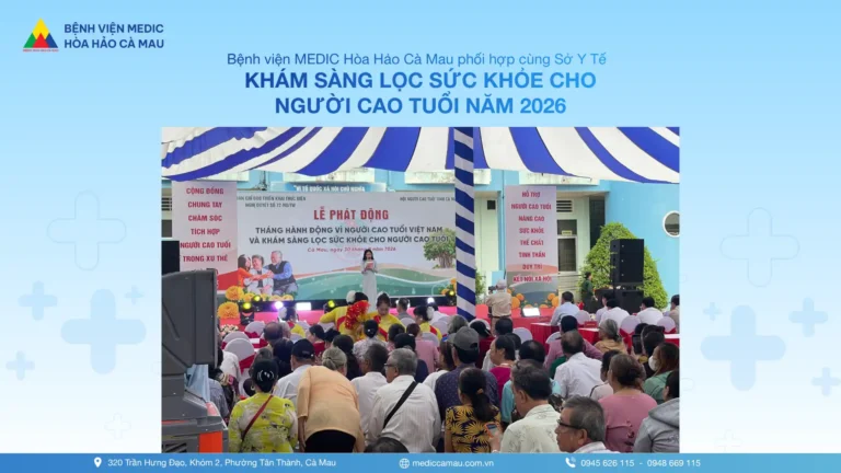 BỆNH VIỆN MEDIC HÒA HẢO CÀ MAU PHỐI HỢP CÙNG SỞ Y TẾ KHÁM SÀNG LỌC SỨC KHỎE NGƯỜI CAO TUỔI NĂM 2026